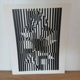 Serigraphie Victor Vasarely ILIAVA, 1956