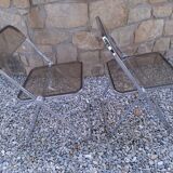 2 chaises pliantes design Giancarlo Piretti pour Castelli