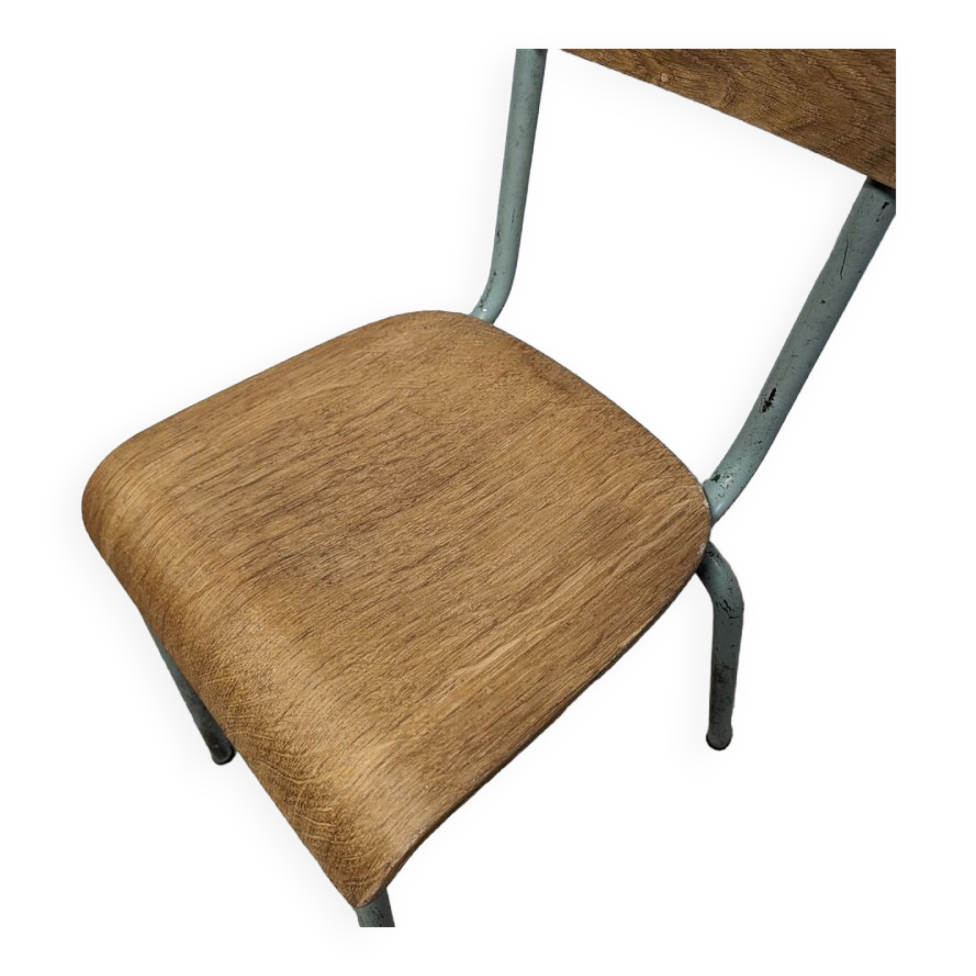 Green school chair