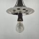Suspension réglable tchèque, verre opalin, années 1970
