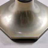 Octagonal silver brass wall lamp Motoko Ishii