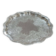 Silver metal tray