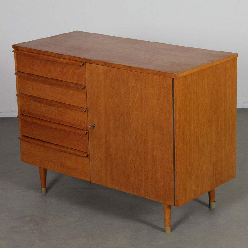 Wooden chest of drawers produced by Drevozpracujici podnik, 1960