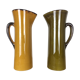 Pair of vases or pitcher Gladys by Claude Paci, Vallauris