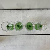 4 Alsace wine glasses cluster décor