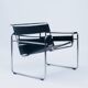 Chaise Wassily de Marcel Breuer, fabriquée en Italie, années 1970