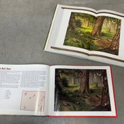 Affiche scolaire en lin vintage – Dans la forêt (M.A. Koekkoek)