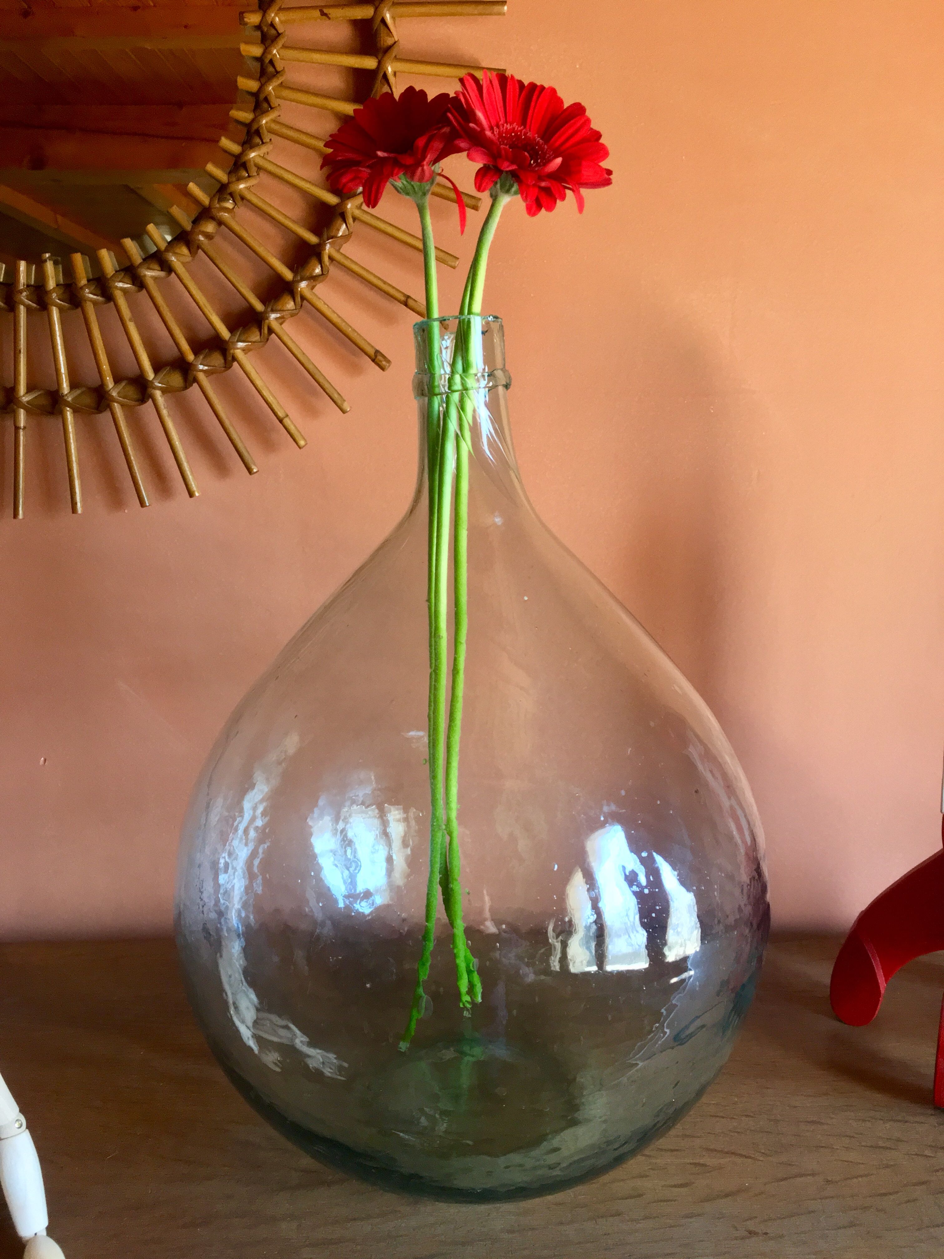 Old demijohn XIX 12 litres blue