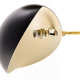 Paire appliques coquillage noir