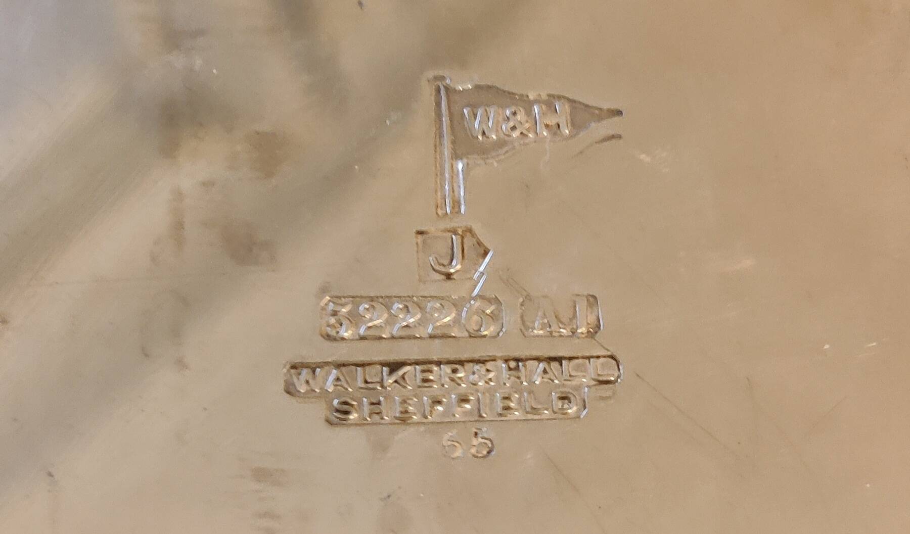 Vintage Walker & Hall silver plated serving dish