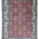 Kashmir carpet in wool and hand-knotted silk