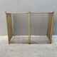Old 19th century fireplace screen, old 4-panel spark arrester