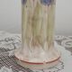 Set of 2 Hand-Painted Jersey Pottery Tulip Design Table / Bedside Lamps