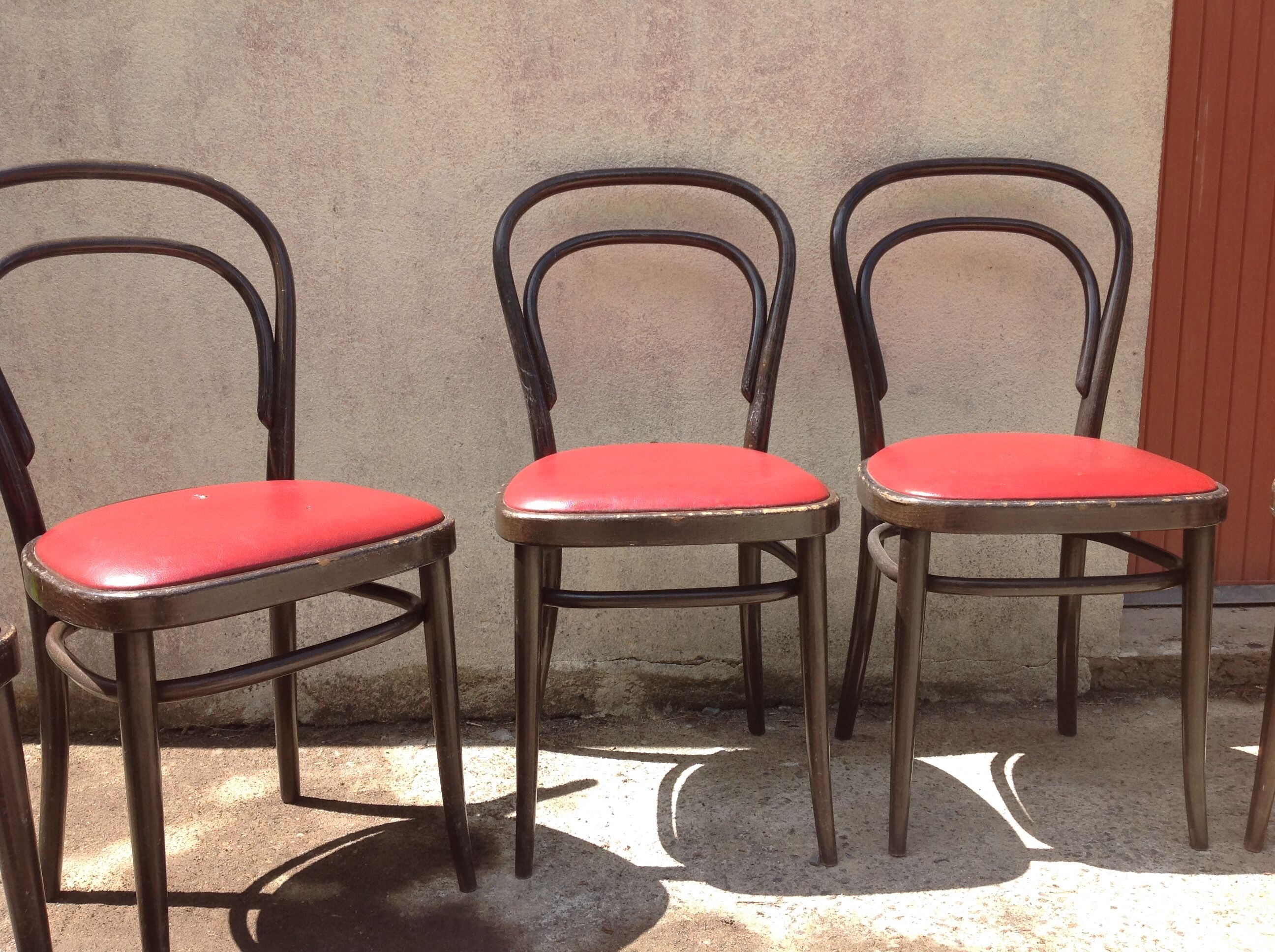 8 Thonet bistro chairs