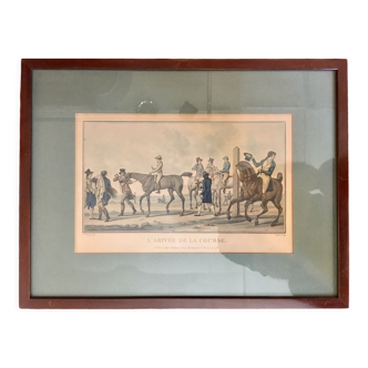 Tableau “l’arrivée de la course“