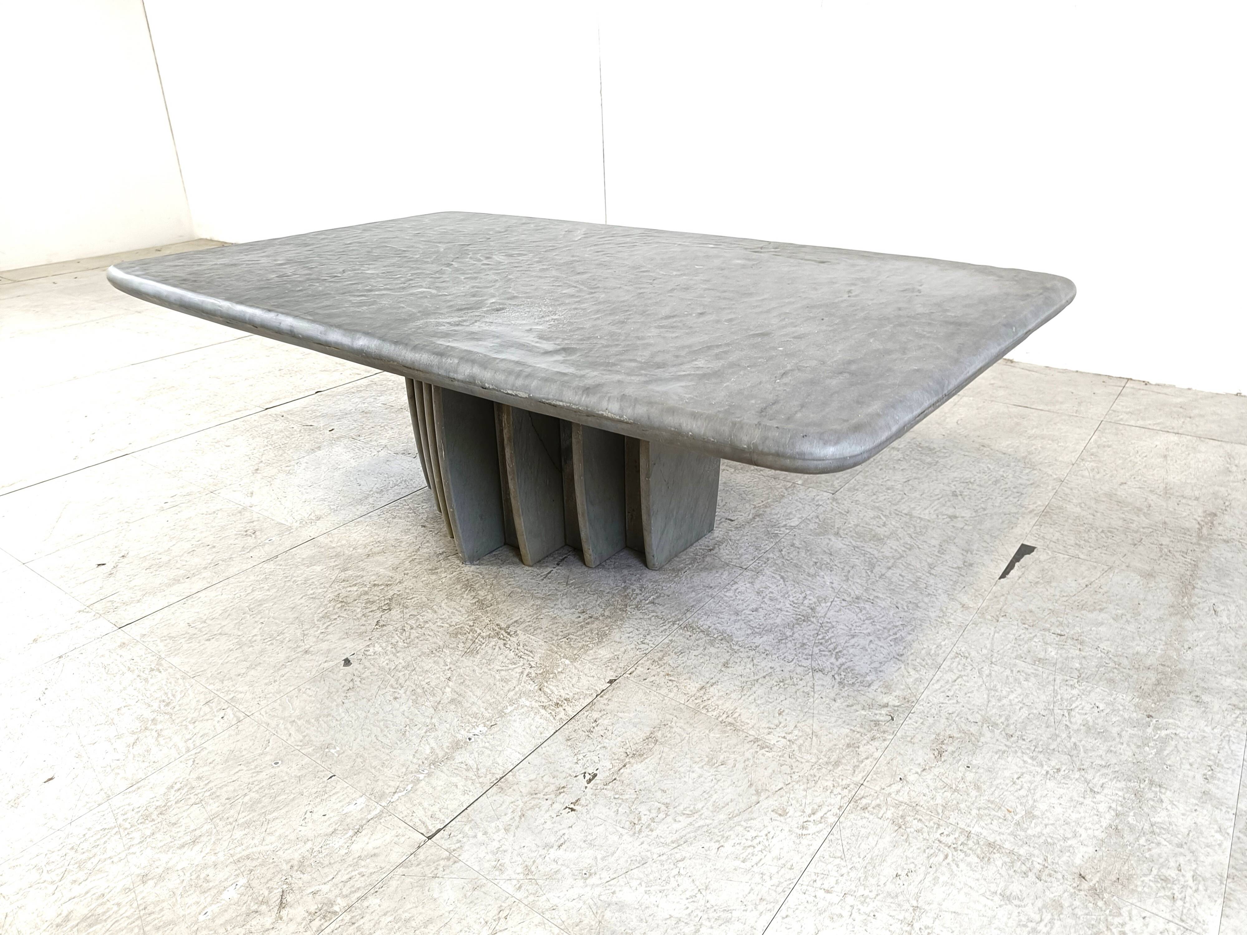 Table basse vintage en pierre, 1970
