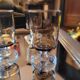 Smoked stemmed glasses – 1970s