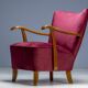 Pair of Art Deco Armchairs, 1930s, Czechoslovakia