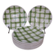 Lot de 10 assiettes à dessert moulin des loups "Nappe"