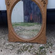 Miroir bois et stuc doré 19 éme