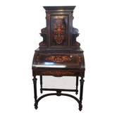 Bureau bonheur du jour Napoléon III en bois noirci