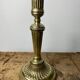 Antique brass candle holder