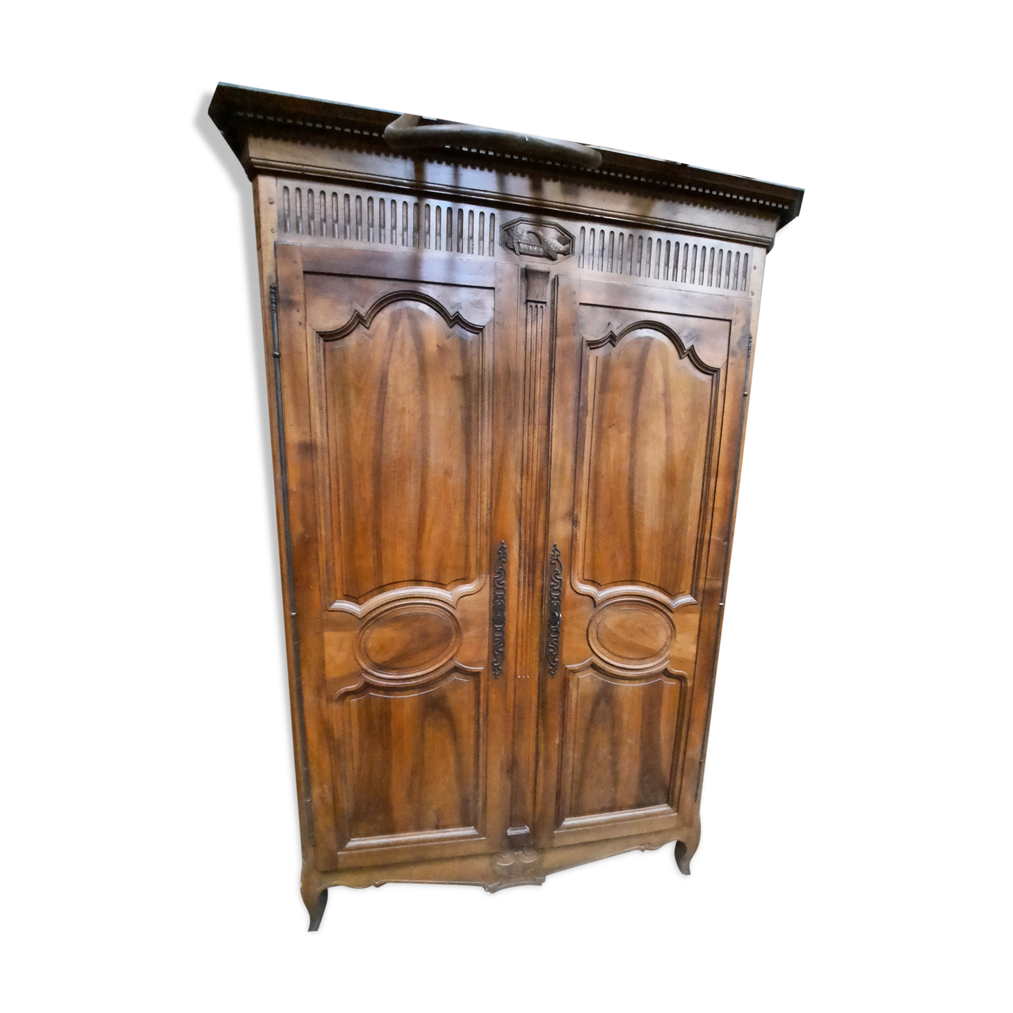 Rustic solid cherry cabinet