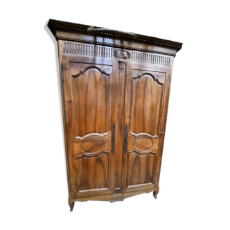 Rustic solid cherry cabinet
