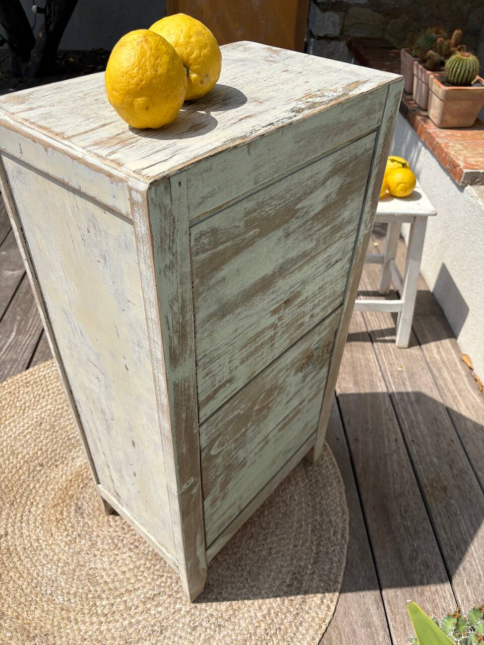 Mini patinated Parisian buffet
