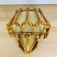 Rattan wall lamp 50s chic jungle style, Sognot