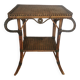 Perret and Vibert rattan serving trolley