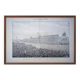 Paris Longchamp, large period engraving, printed in 1891.