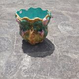 Majolica plant pot