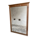 Large art deco mirror in varnished oak