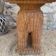 End of rattan elephant sofa