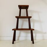 Nesting tables oak brutalist