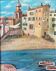 Modern painting Saint Tropez, the Ponche XXth