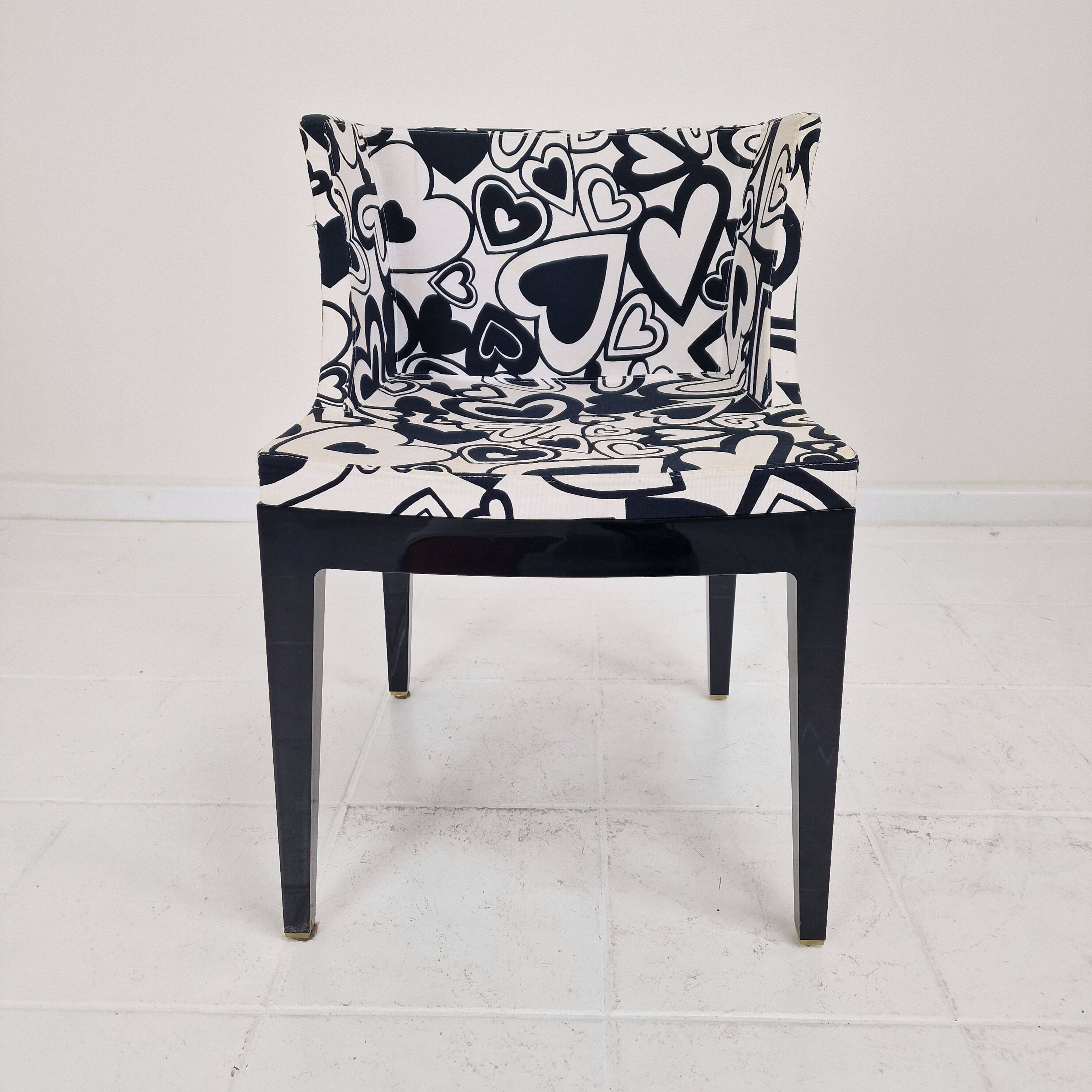 Chaise Kartell « Mademoiselle » en tissu Missoni par Philippe Starck Italie