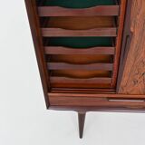 Gunni Omann highboard model 13 in rosewood Omann Jun Denmark 1960