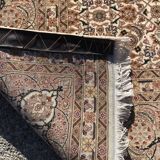 Tapis d'orient iran Tabriz Laine et  soie. Fait main : 2.00 X 2.00 mètres