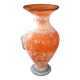 Amphora vase in scavo glass paste