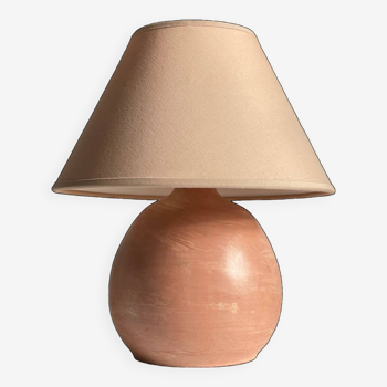 Vintage handmade terracotta lamp