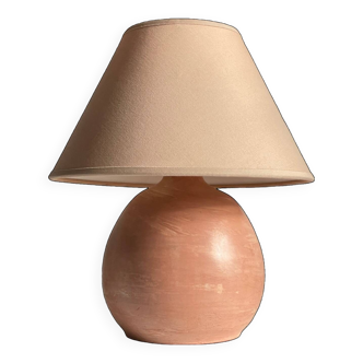 Vintage handmade terracotta lamp