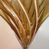 Electrified spiral lantern in blown Murano glass by Gianni Seguso 1960