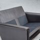 1970s, Danish 2 seater sofa, original condition, furniture leather, solid teak wood.