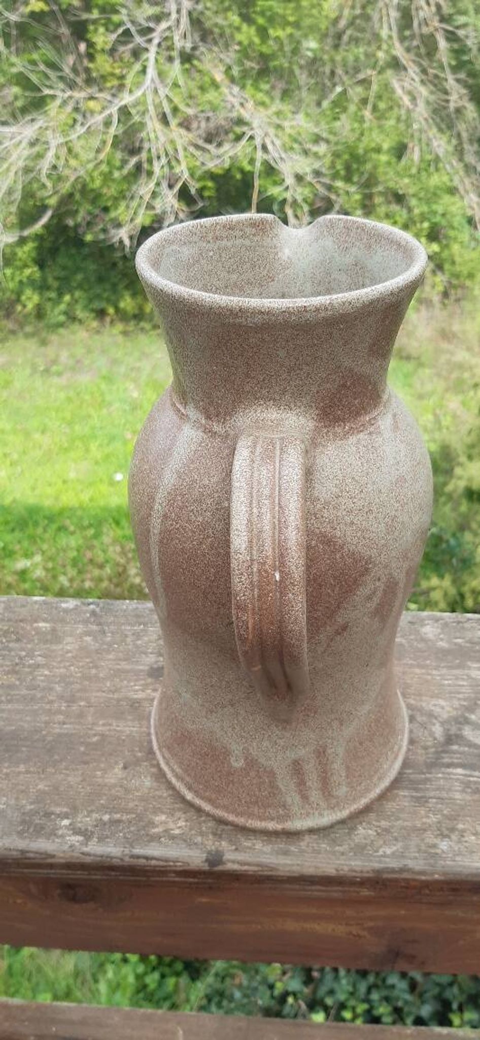 Stoneware pitcher from France, 1970s