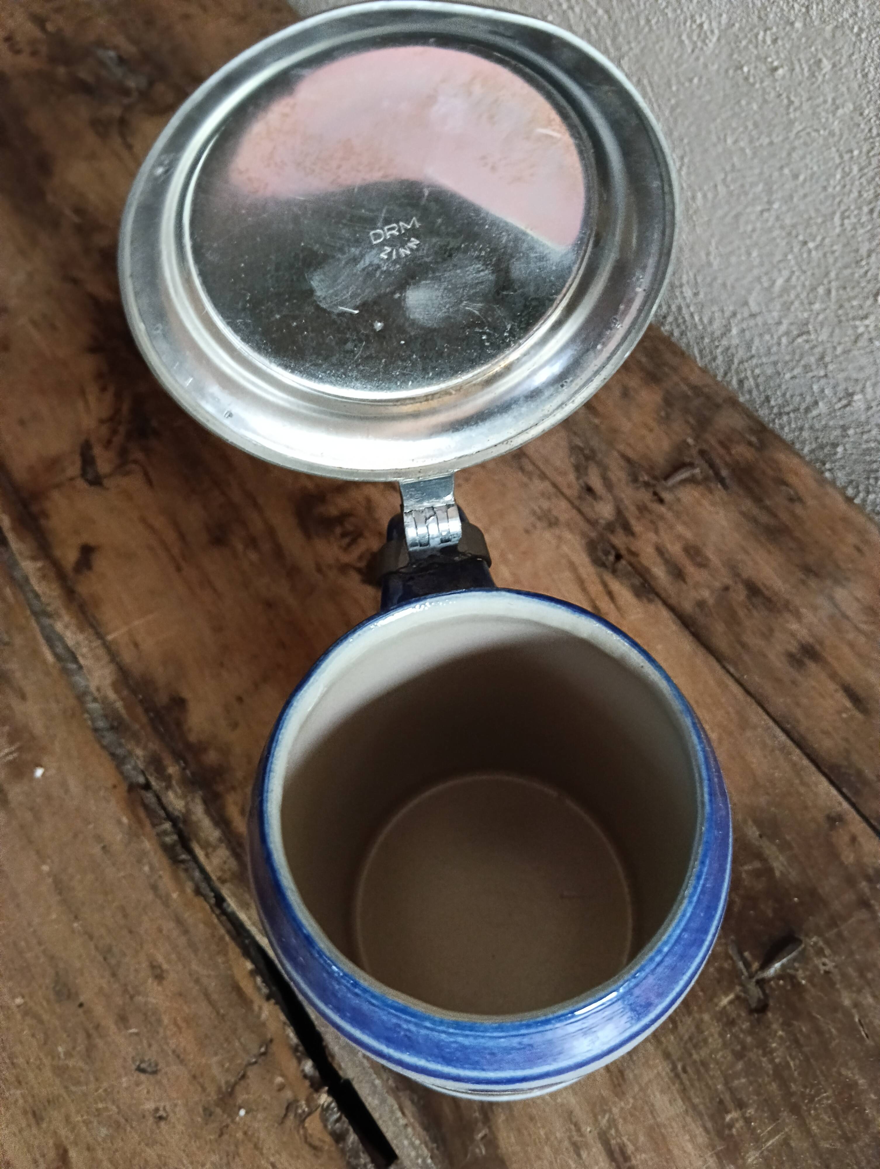CHOP A GERMAN BEER IN GREEK "KERAMIK HEUKÄUFER" VINTAGE