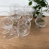 Set of 6 wine glasses