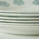Set de 6 assiettes plates art déco Digoin & Sarreguemines