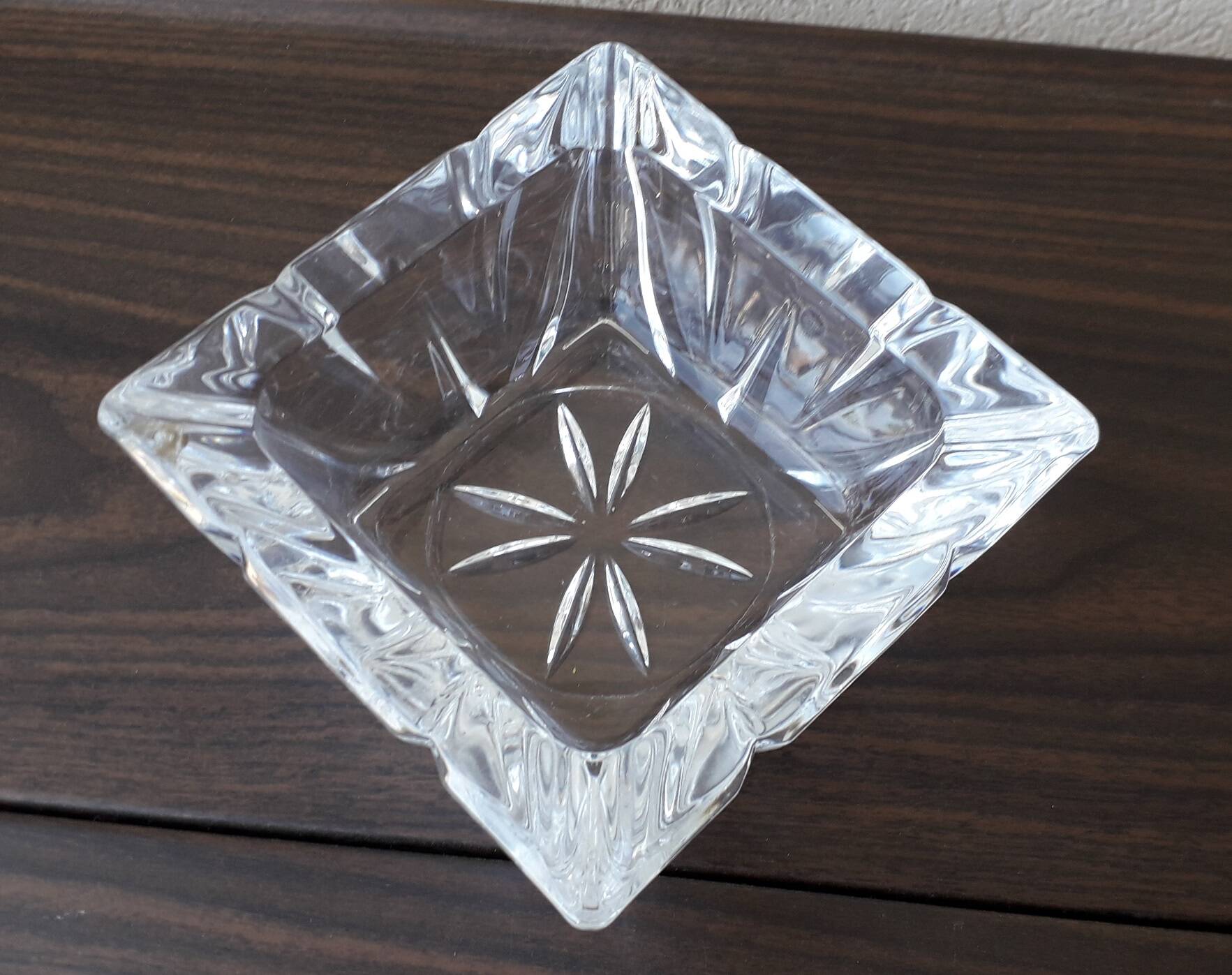 Cendrier en cristal